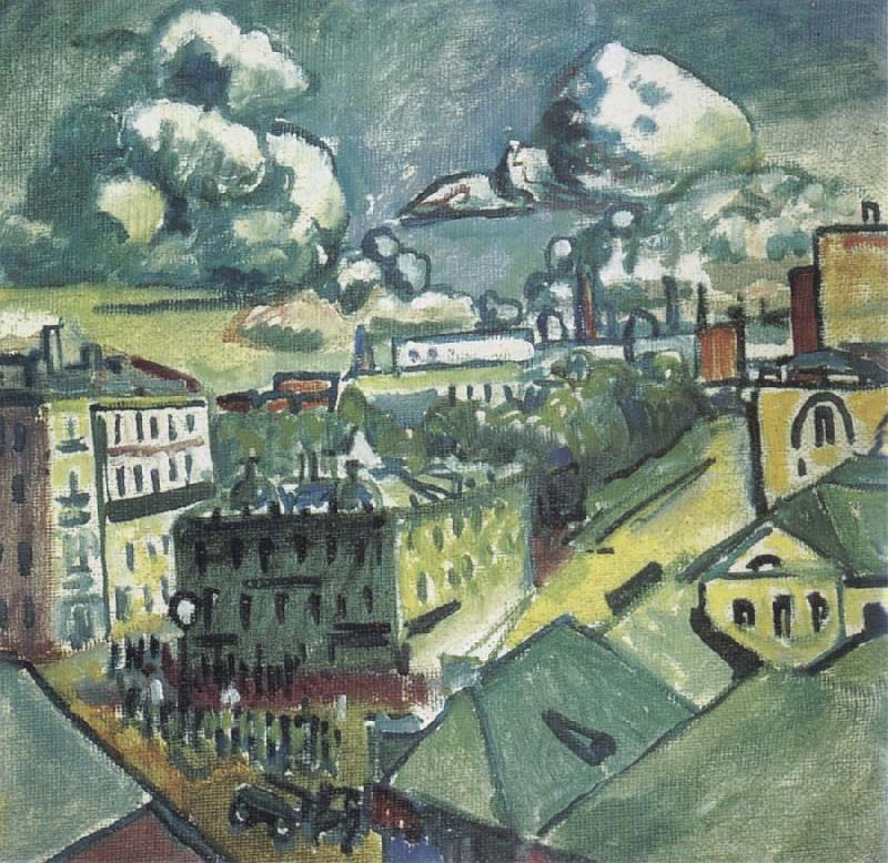 Moscow,Zubovsky Square, Vasily Kandinsky